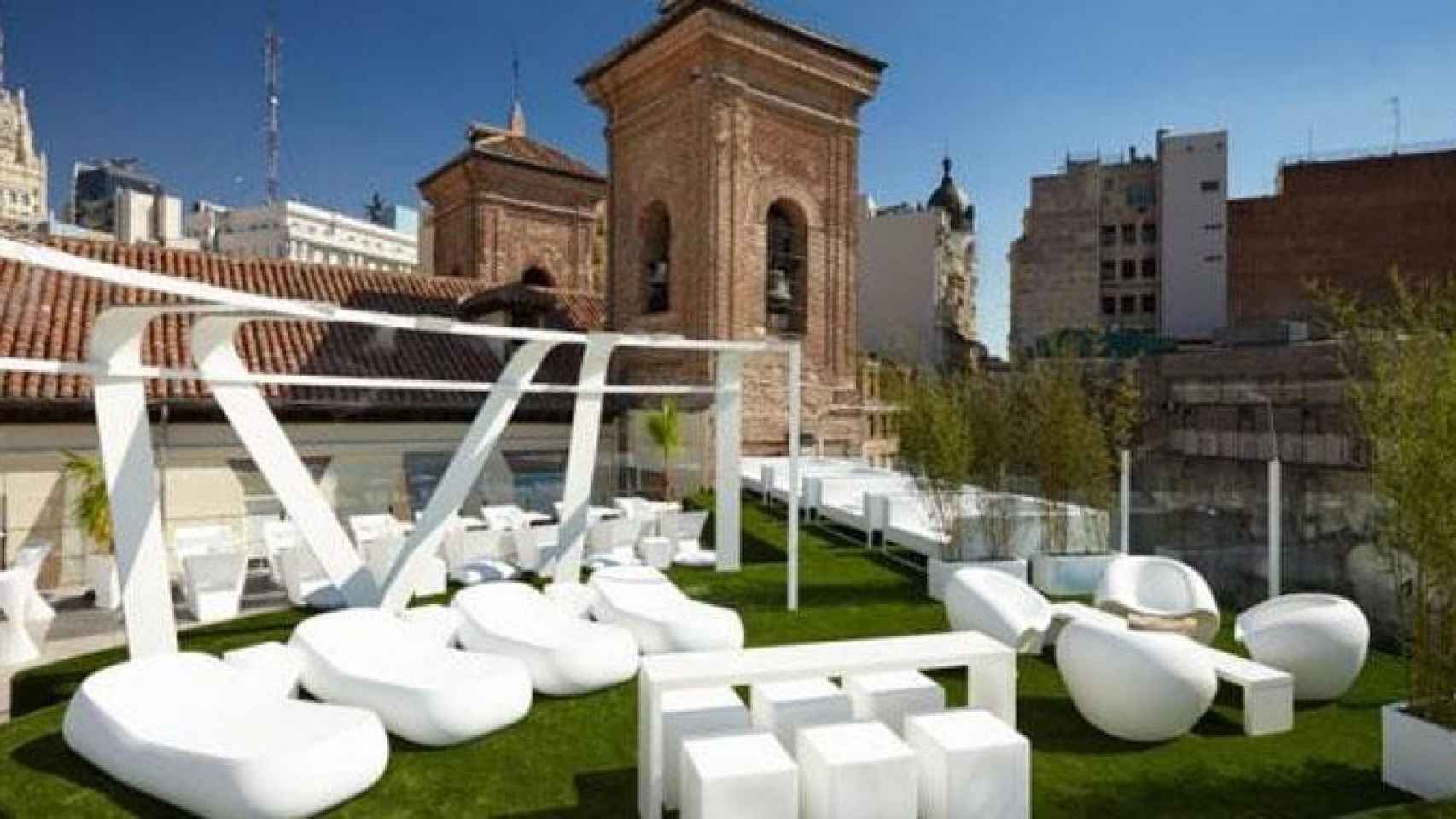 Terraza del Gymage Lounge Resort en Madrid