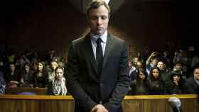 Oscar Pistorius durante el juicio por el asesinato a su novia.