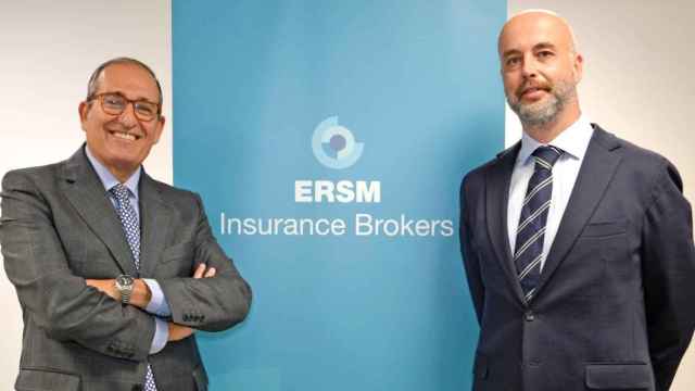 Ricardo Soler (d.) y Salvador Vilallonga (i.), consejero delegado y director general de ERSM Insurance Brokers / CEDIDA
