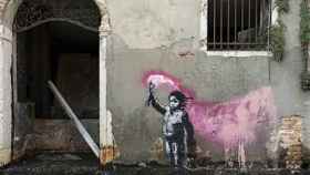 Imagen de la nueva obra del artista británico Banksy en Venecia / BANKSY - INSTAGRAM