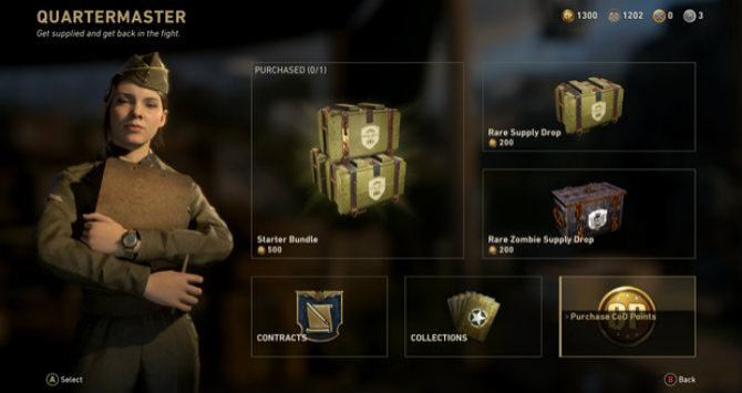 Fotograma de 'Call of Duty: WWII', uno de los juegos que incorpora loot boxes /Activision