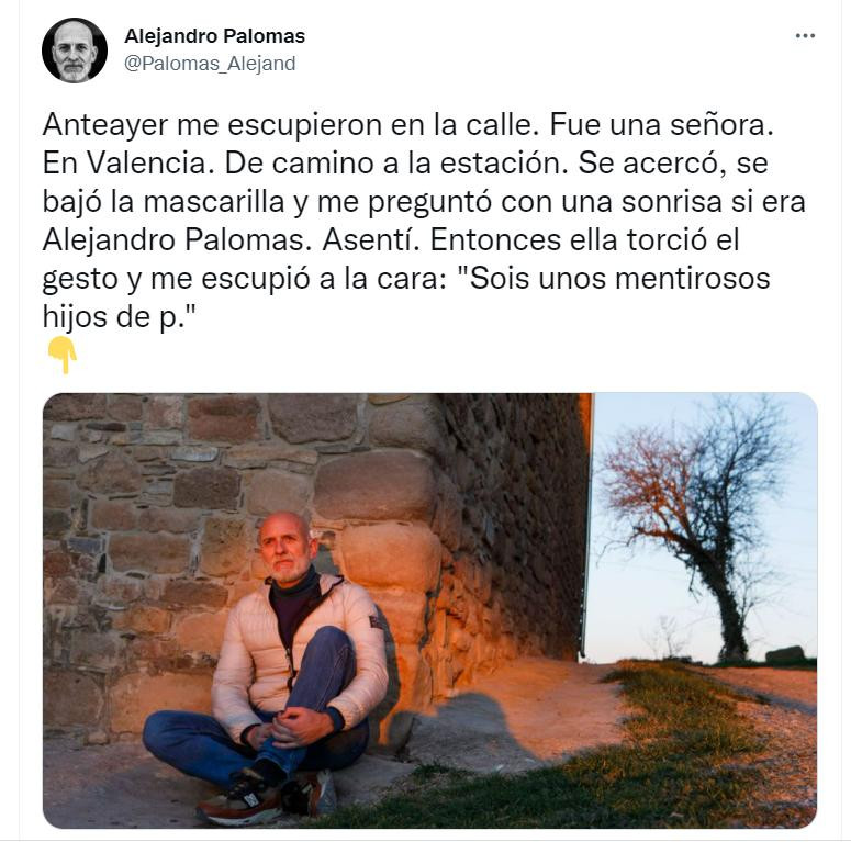 Tuit de Alejandro Palomas