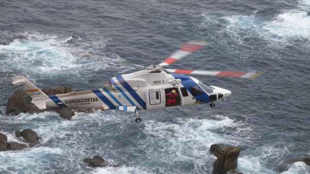 Helicóptero en el dispositivo de rescate de Marcelo EP