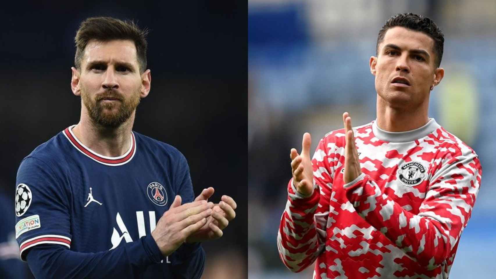 Lionel Messi y Cristiano Ronaldo, en un fotomontaje / Culemanía