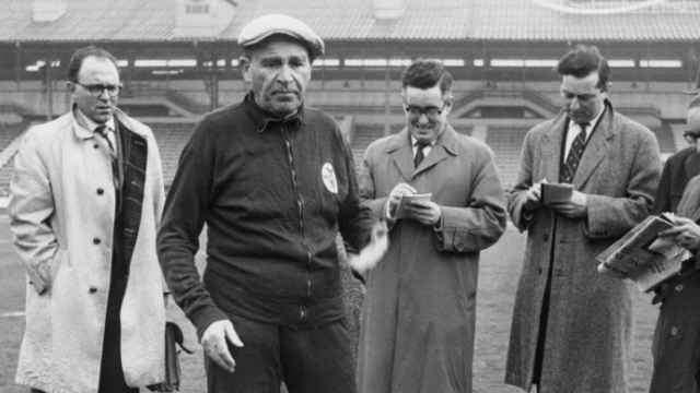 Bela Guttman, en su etapa como entrenador del Benfica / CAPTURA