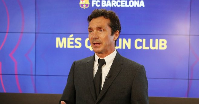 Guillermo Amor, durante su etapa como directivo del Barça / FCB