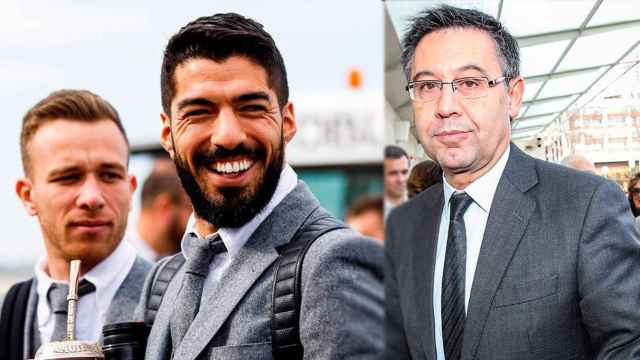 Luis Suárez sale ganando de la última reunión con Bartomeu / CM