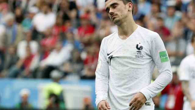 Antoine Griezmann durante un encuentro de la selección francesa / EFE