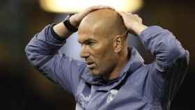 Una foto de Zinedine Zidane, entrenador del Real Madrid
