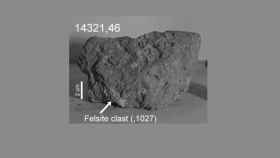 Fragmento de roca terrestre encontrada en la superficie lunar / EUROPA PRESS