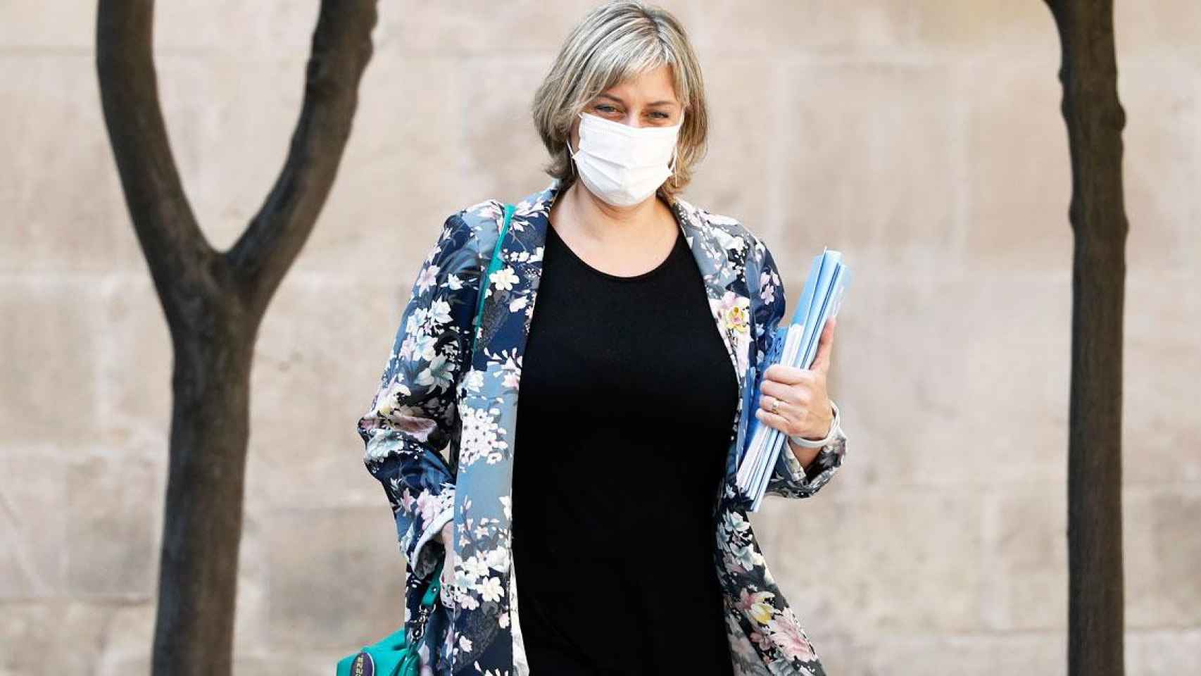 Alba Vergés, consejera catalana de Salud, antes de un consejo ejecutivo del Govern sobre el coronavirus / EFE