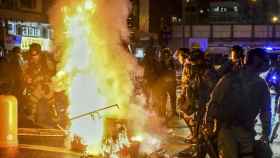 Disturbios durante las manifestaciones en Hong Kong / EFE
