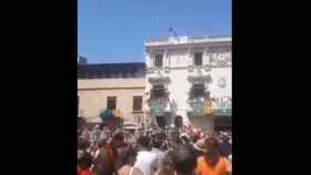 El 'pregón del odio' contra Arrimadas en Vilafranca: Que se la coman los gusanos