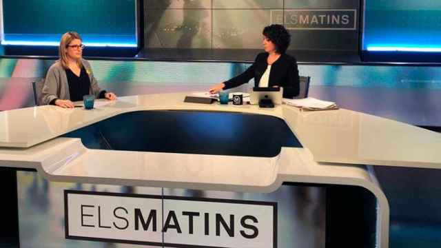 Elsa Artadi, consejera de Presidencia y portavoz del Govern, en el programa 'Els Matins' de TV3 / JxCAT