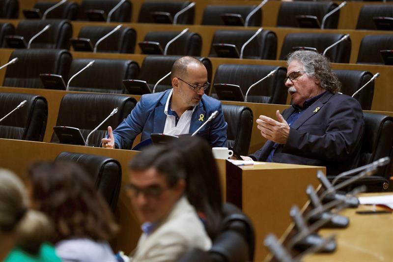 Carles Campuzano y Joan Tardà, portavoces del PDeCAT y ERC en el Congreso / EFE