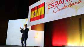 Albert Rivera, en el acto de Ciudadanos sobre el nuevo patriotismo español /Efe