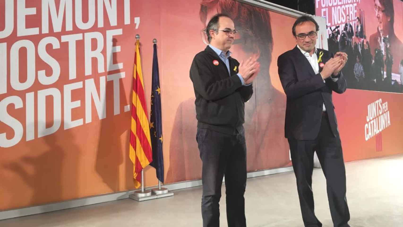 Rull y Turull en la campaña de Junts per Catalunya / CG