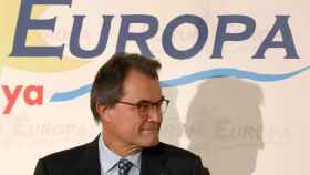 Artur Mas durante su intervención de esta mañana en el Forum Europa / EFE