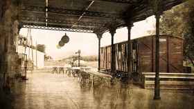 Fotografía de la antigua estación de Cabra / CABRA EN EL RECUERDO