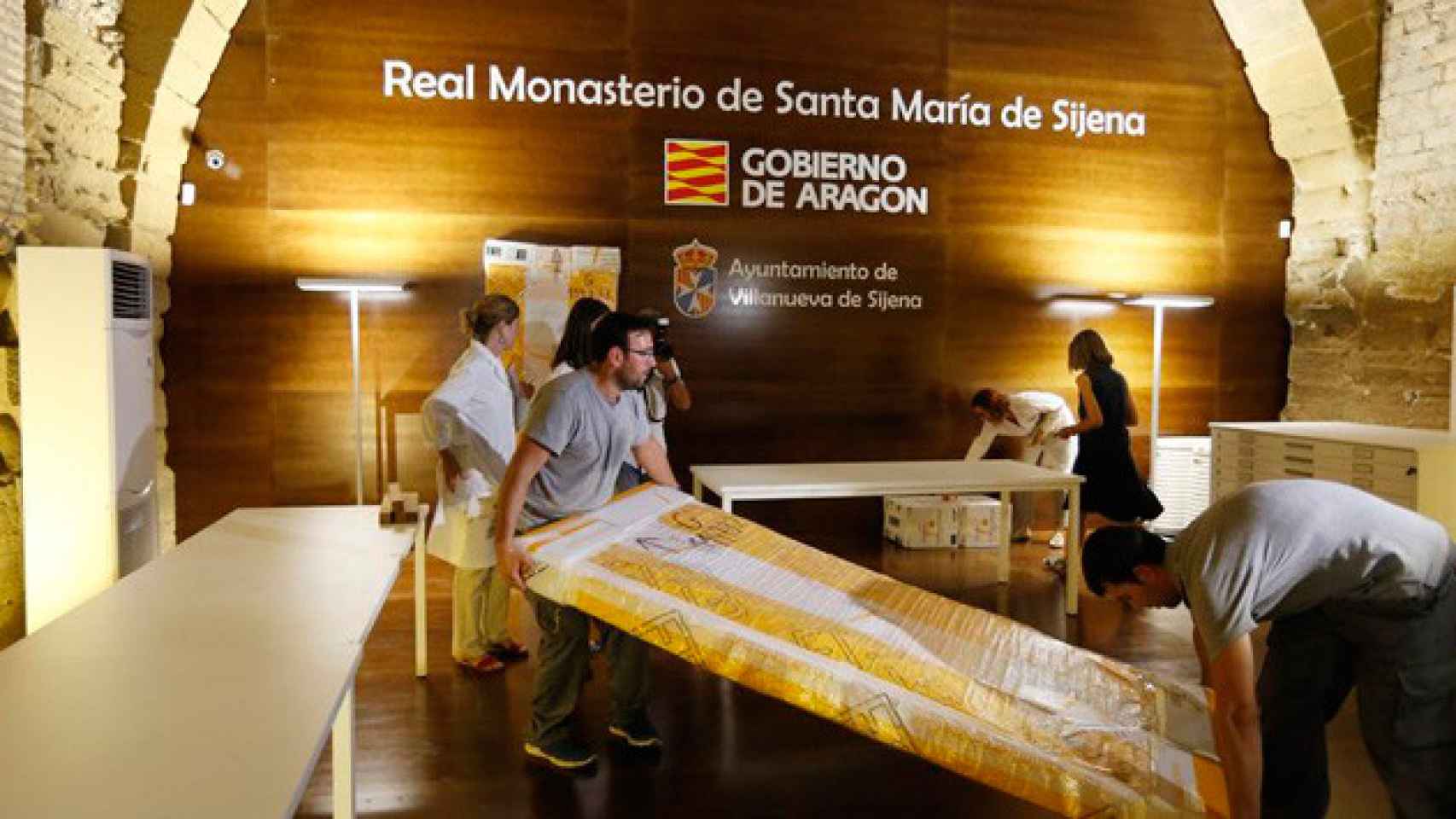 La Generalitat devolvió el pasado año una parte de los Bienes de Sijena al Gobierno de Aragón / CG