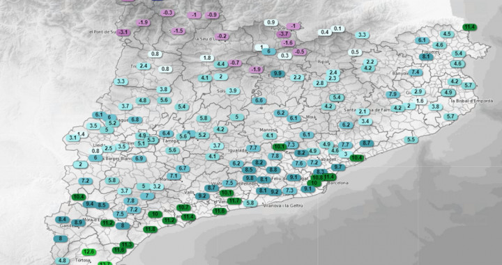 Previsión de temperatura en Cataluña / SMC