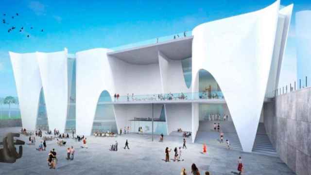 Imagen virtual del futuro Museo Hermitage de Barcelona, diseñado por Toyo Ito / EP