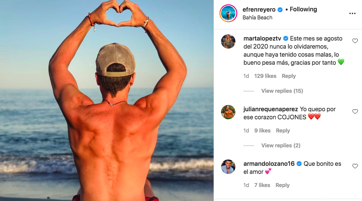 Marta López habla de su salida de Telecinco a través del Instagram de su chico Efrén Reyero / INSTAGRAM
