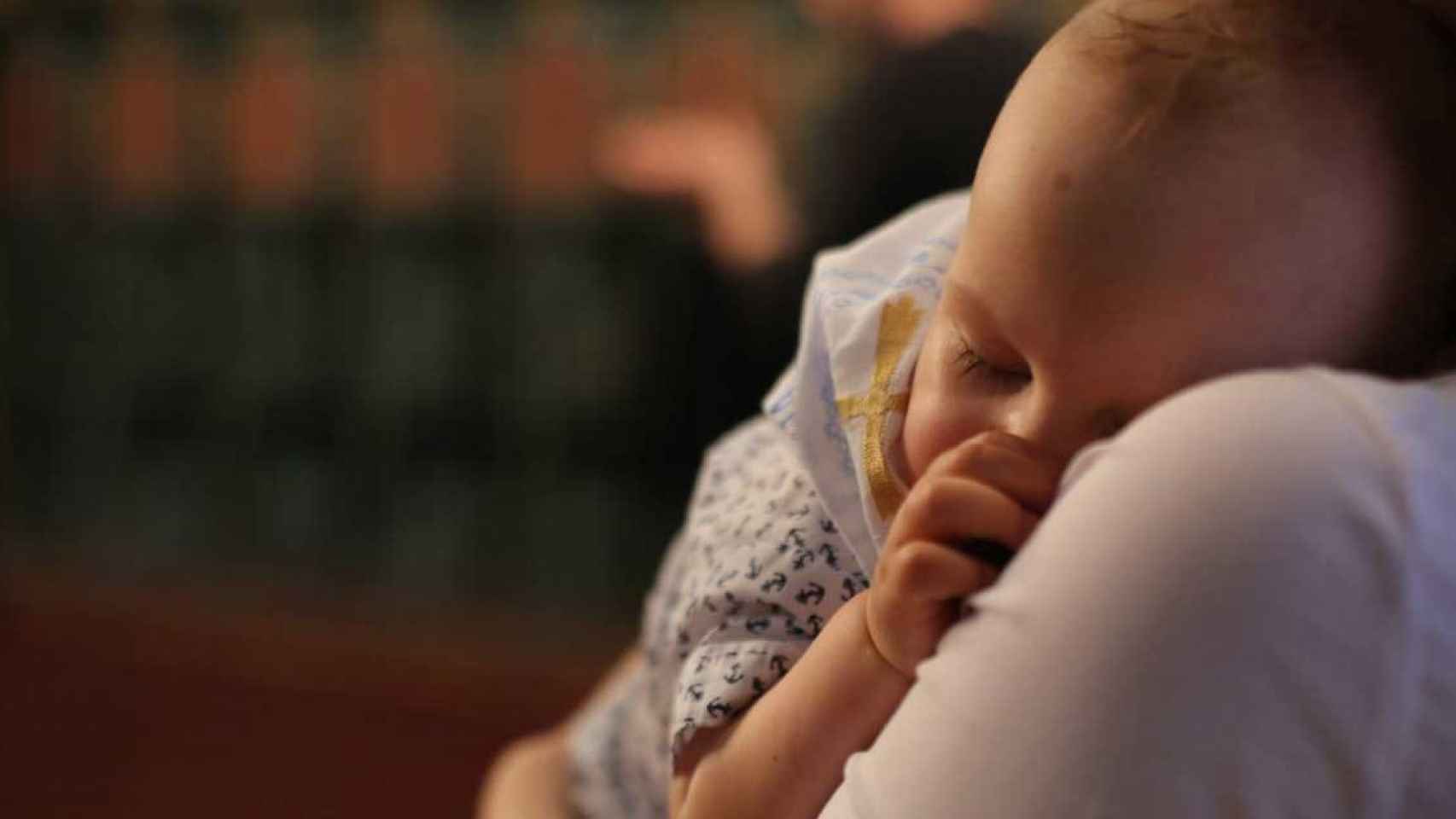 Bebé en brazos de su madre / MARKO MILIVOJEVIC (PIXNIO)