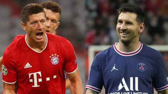 Lewandowski y Messi, en un fotomontaje / Culemanía