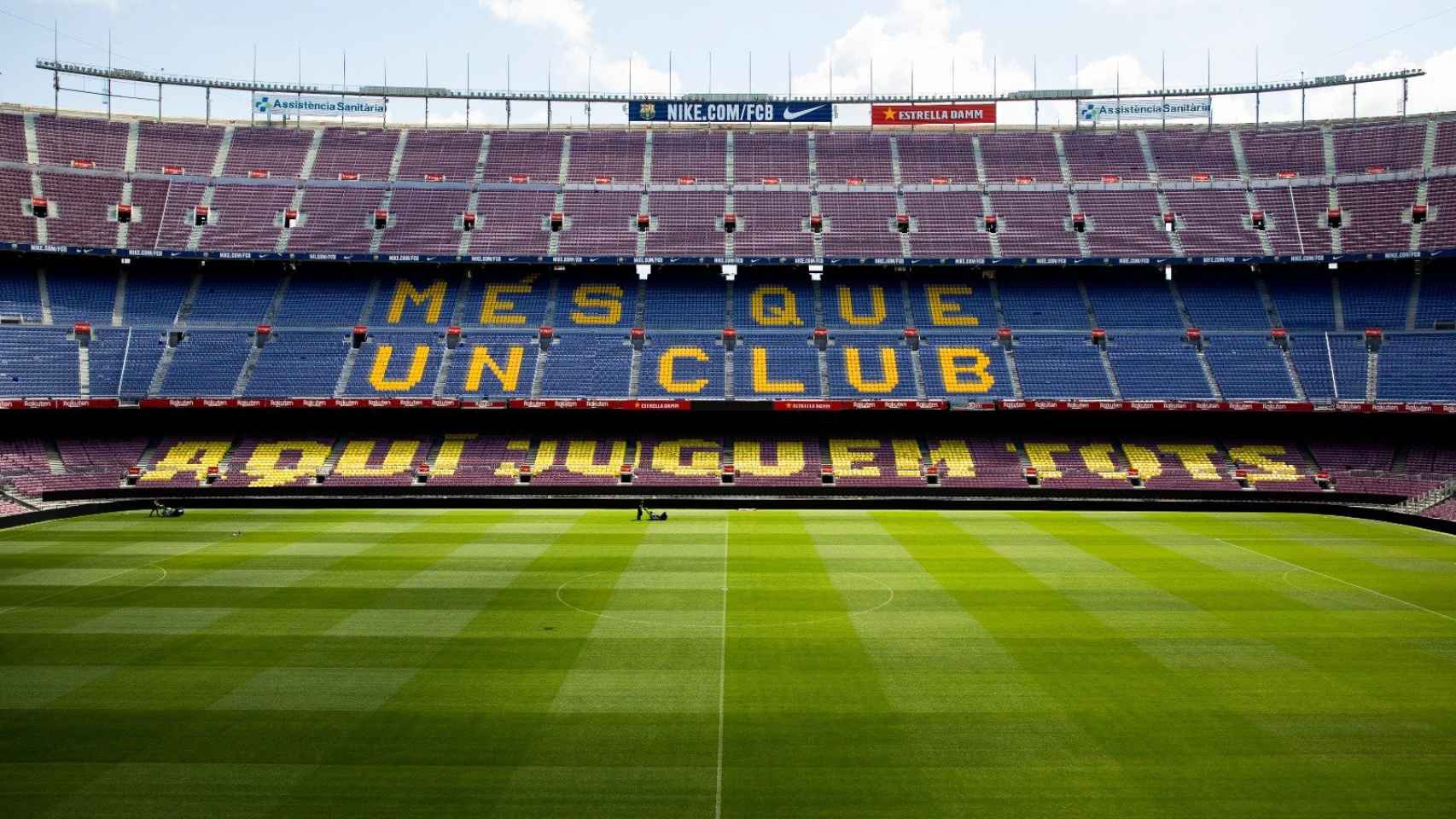 El Camp Nou vacío esperando el partido del Leganés / FC Barcelona