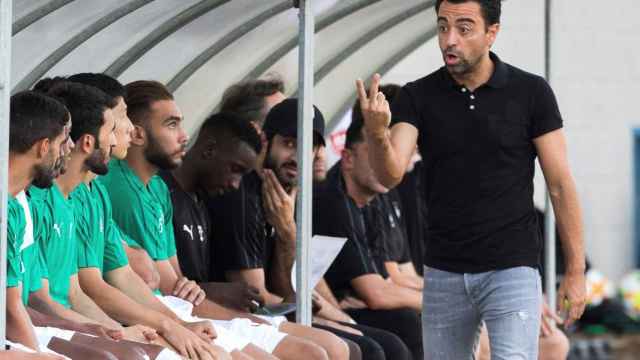 Xavi Hernàndez en un partido del Al-Sadd / EFE