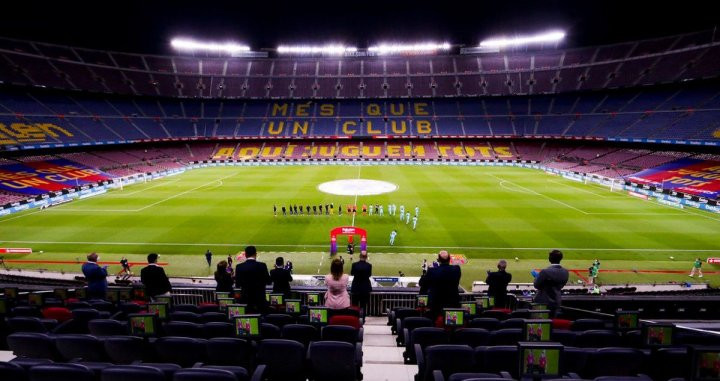 una imagen del Camp Nou al inicio del encuentro /FCB