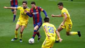 Leo Messi, en una acción contra el Cádiz | EFE