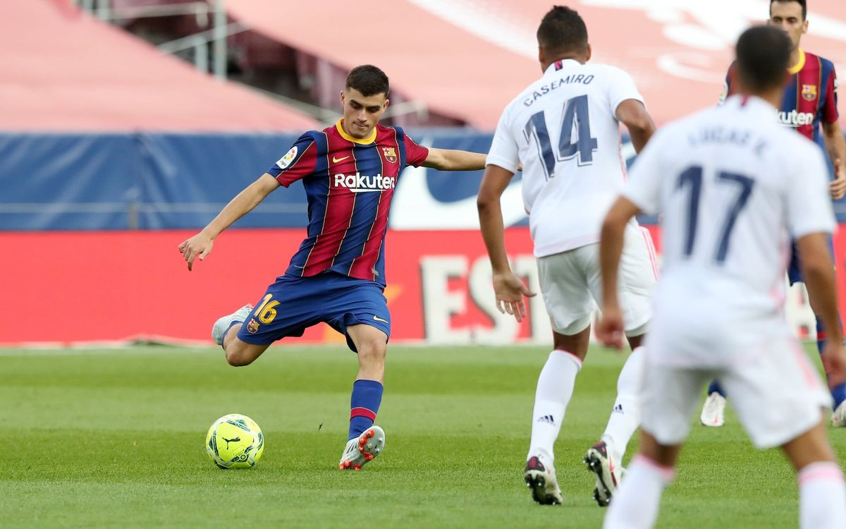 Pedri fue titular en el clásico en el Camp Nou / FC Barcelona