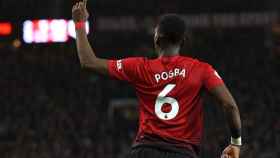 Paul Pogba celebra un gol con el Manchester United / EFE