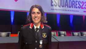 Anna Puig, agente de la Unidad de Policía Científica de Mossos d'Esquadra galardonada por salvar la vida a un hombre / SARA CID - CRÓNICA GLOBAL
