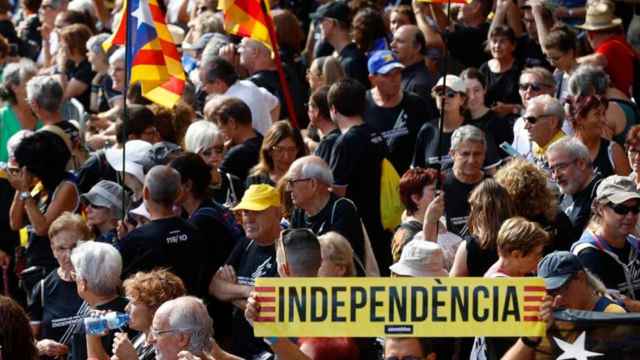 Manifestación de la ANC en la Diada de 2022 / EFE