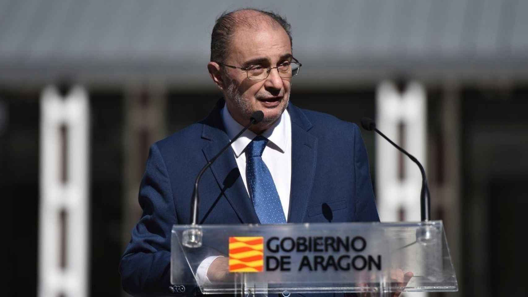 El presidente del Gobierno de Aragón, Javier Lambán / Verónica Lacasa (EP)