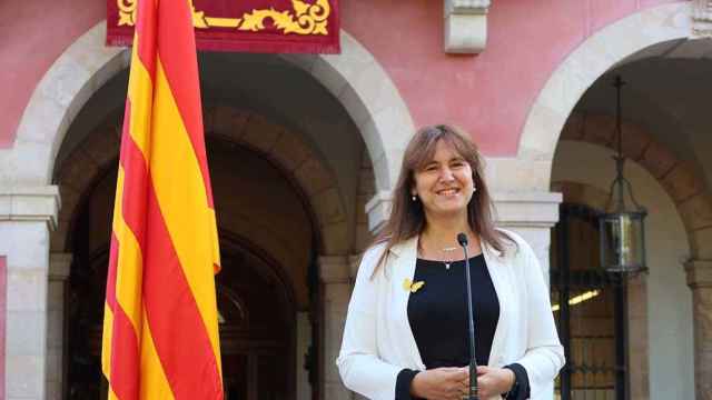 Laura Borràs, en una imagen de su etapa como presidenta del Parlament de Cataluña