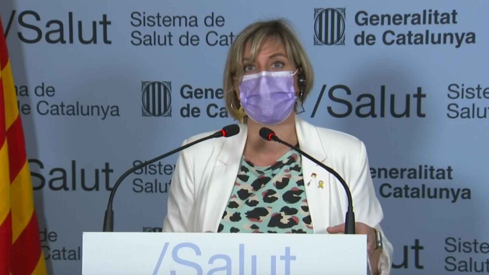 La titular de Salut, Alba Vergés, informa sobre las restricciones en Cataluña / 324