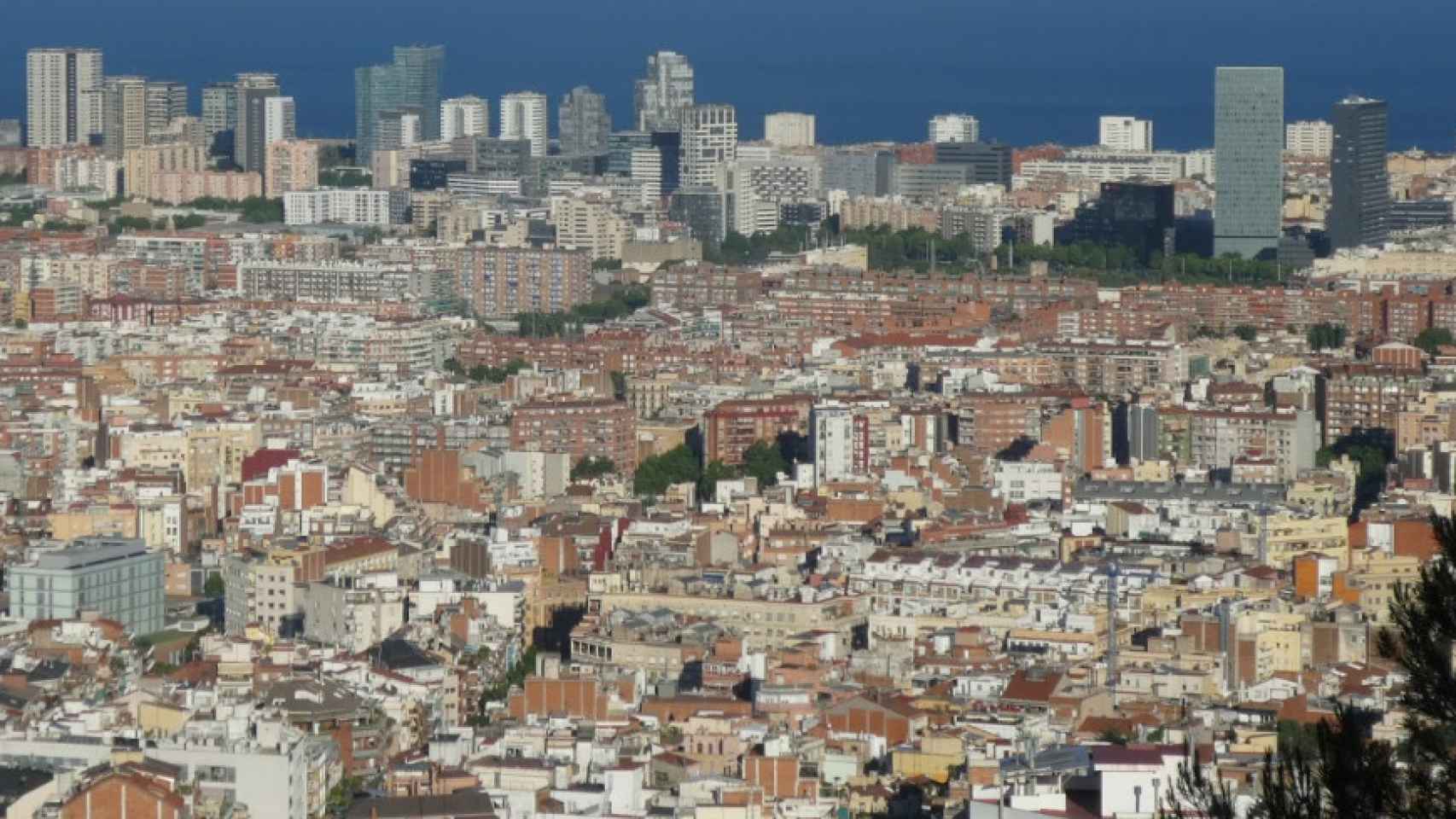 Vista del barrio del Carmel de Barcelona / GOOGLE MAPS