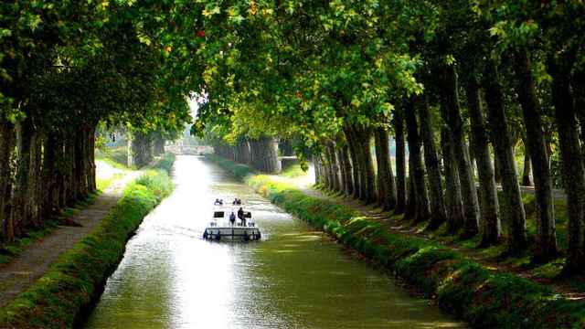 Canal du Midi en el sur de Francia