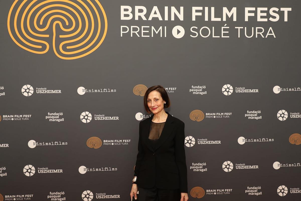 Carme Elias, en el festival Brain Film Fest, donde ha anunciado que sufre alzheimer