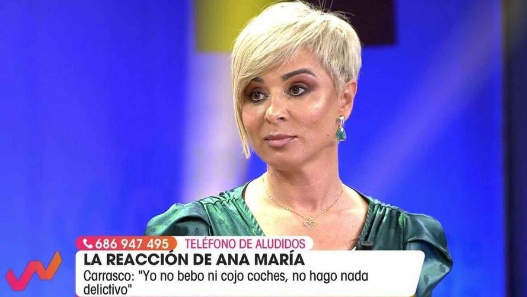 Ana María Aldón en 'Viva la vida' / MEDIASET