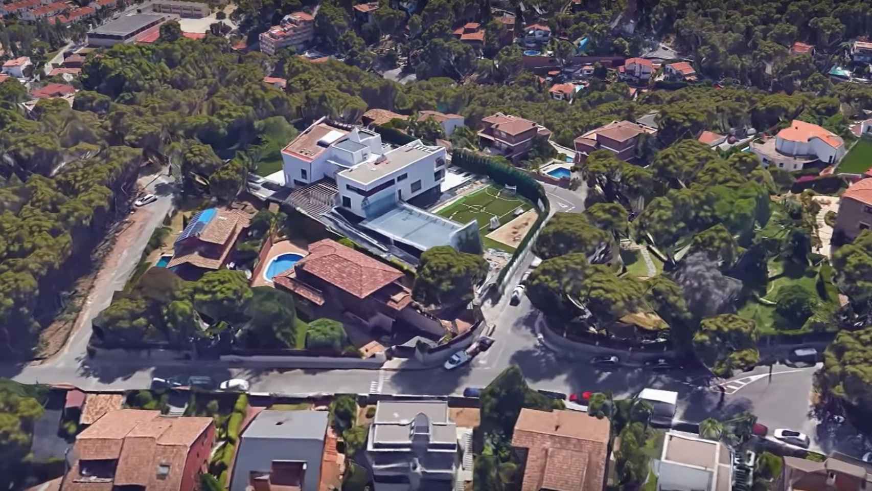 casa Leo Messi desde Google Earth