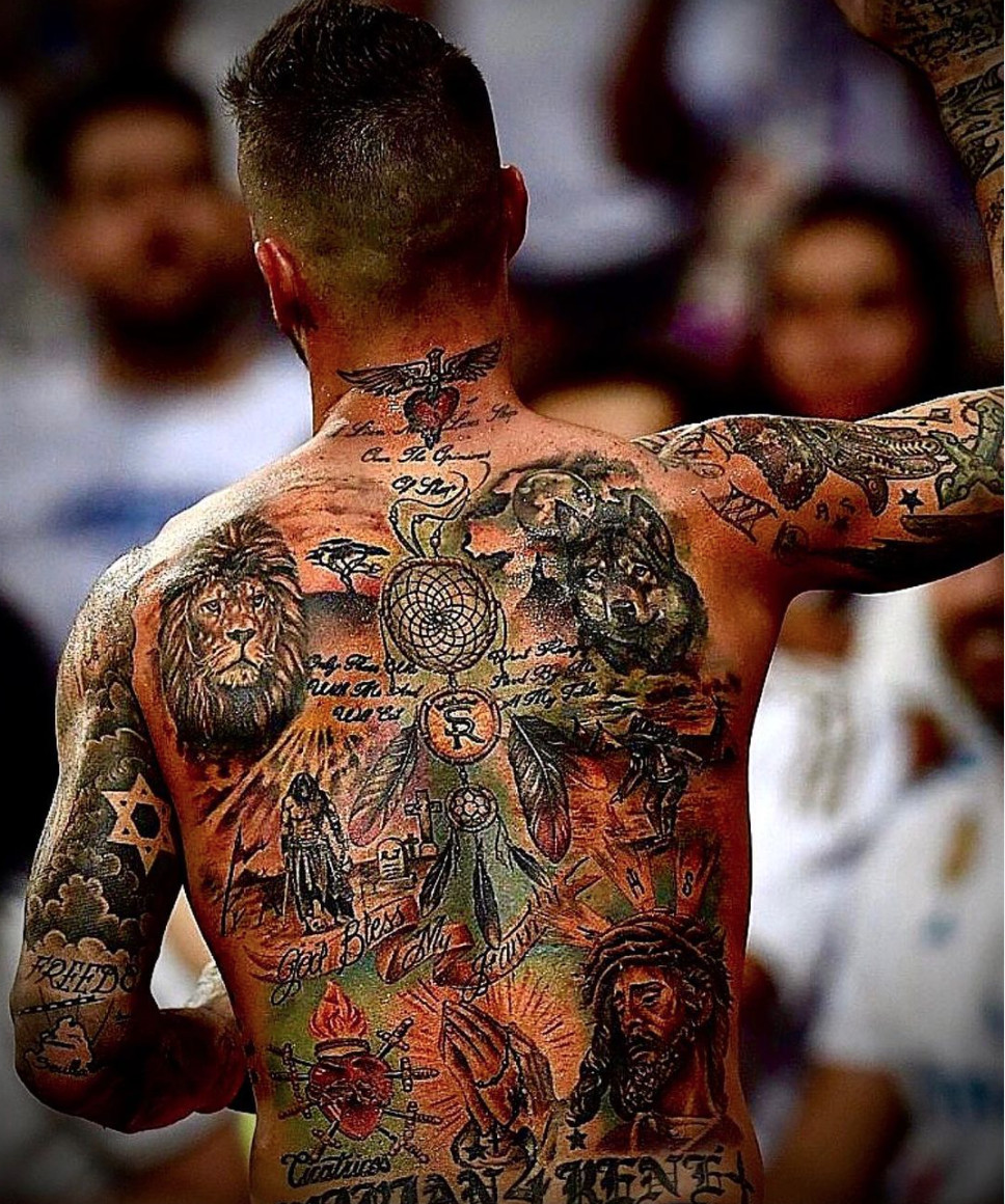 Tatuajes de Sergio Ramos