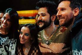 Antonella y Messi con Camilo y su mujer