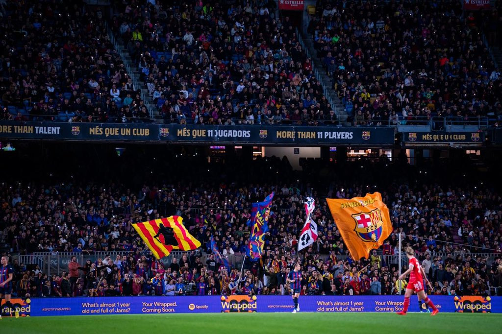 El Barça femenino bate otro récord de espectadores en el Camp Nou FCB