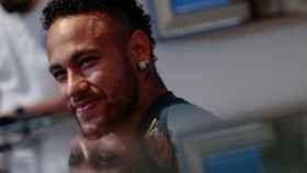 Una foto de Neymar Jr. durante una rueda de prensa con Brasil / EFE