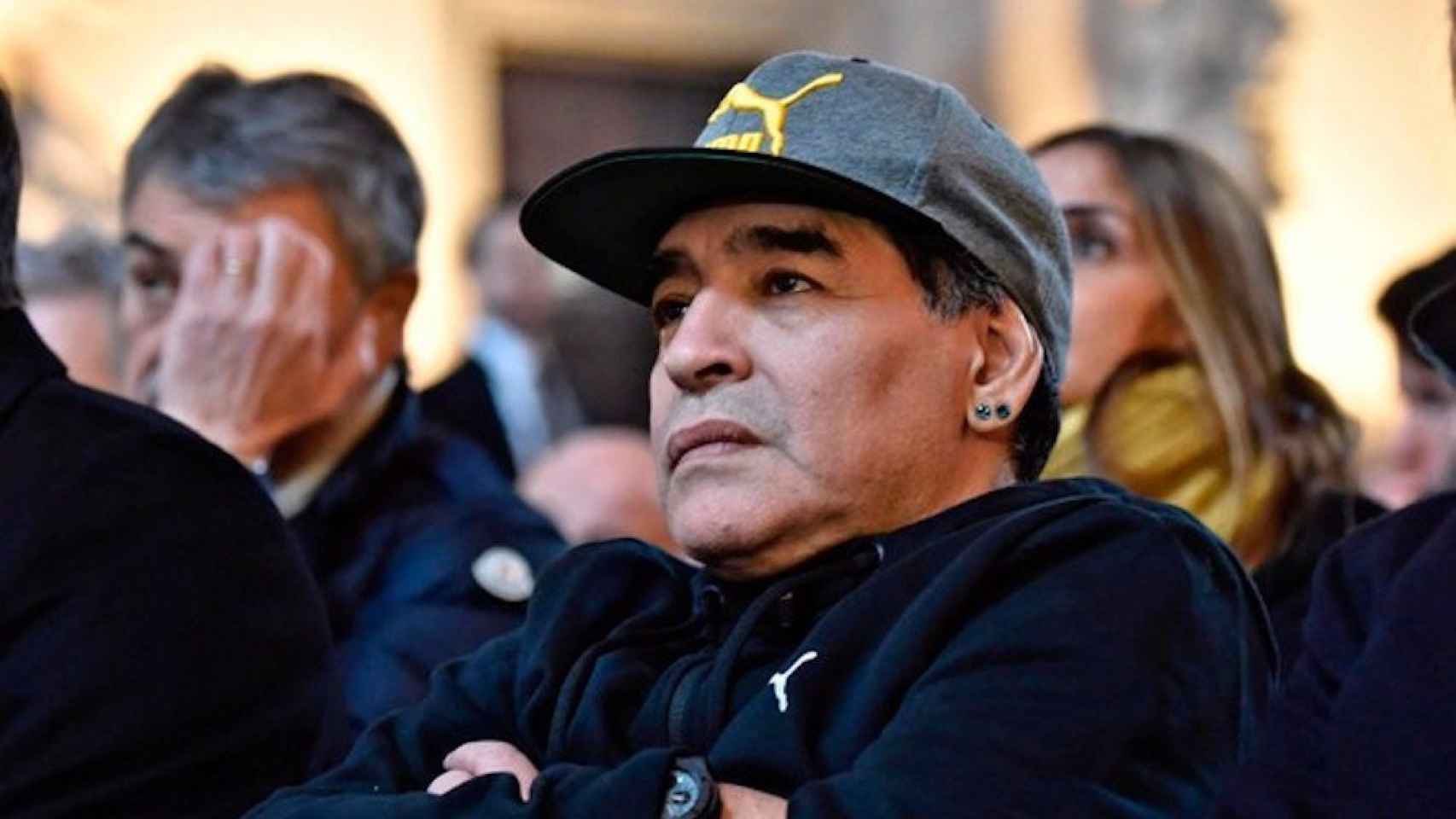 Una foto de archivo de Maradona